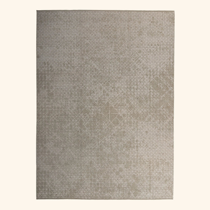 Contemporary Ghazni Wool /Silk Rug - 9' x 12'1"