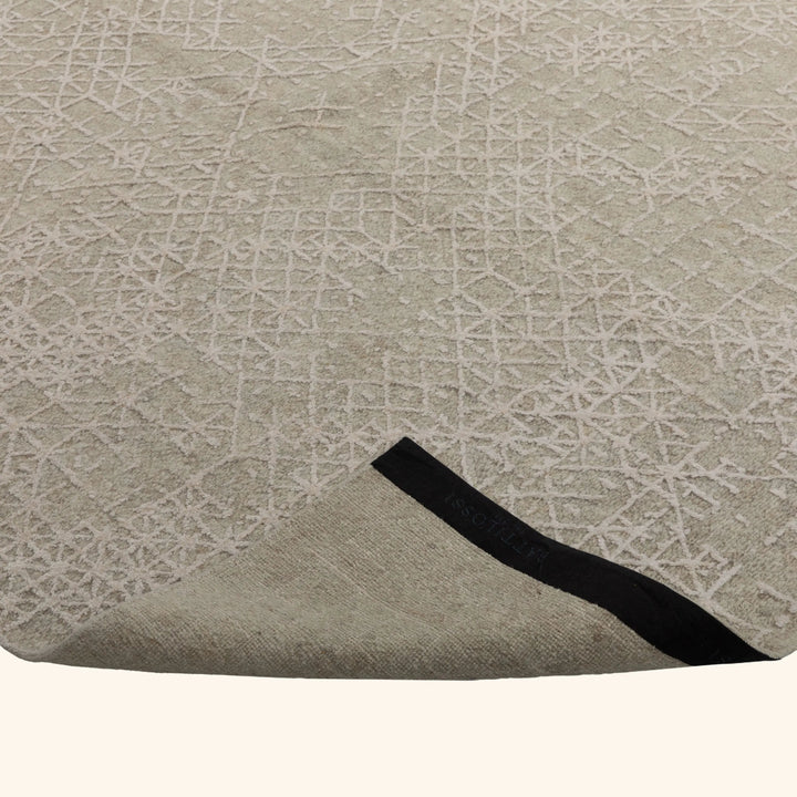 Contemporary Ghazni Wool /Silk Rug - 9' x 12'1"
