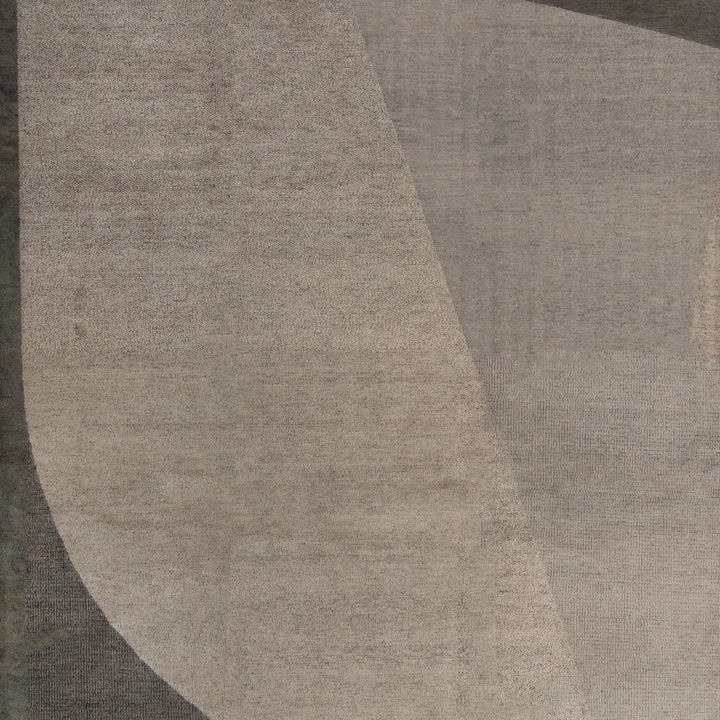 Contemporary Tib Wool Rug - 9'3" x 12'1"