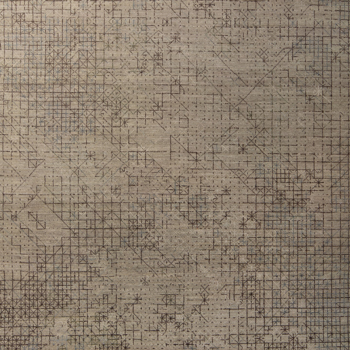 Contemporary Ghanzi Wool Rug - 8'11" x 12'3"