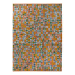 Multicolored Stelle Contemporary Tibetan Wool Silk Blend Rug - 8'11" x 12'2"