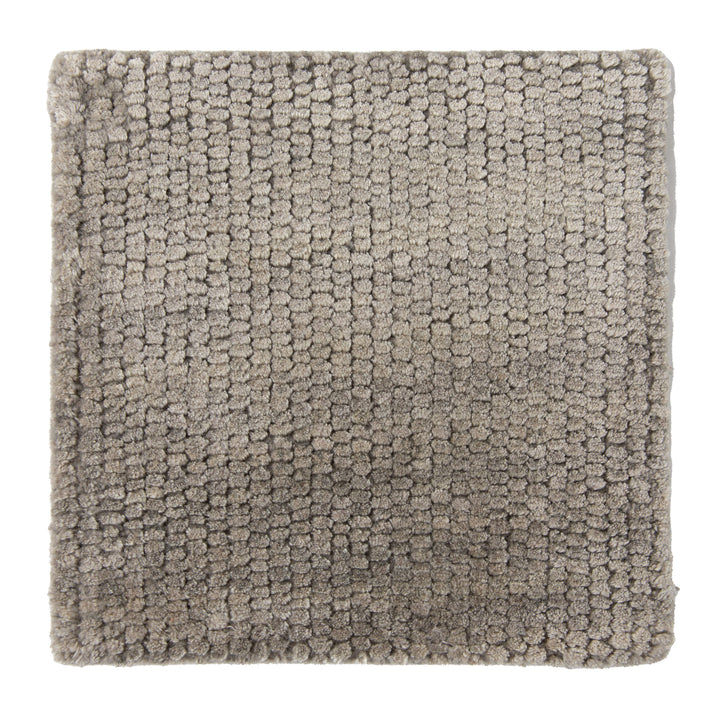 Popcorn Tibetan Hand Knotted Wool Silk Blend