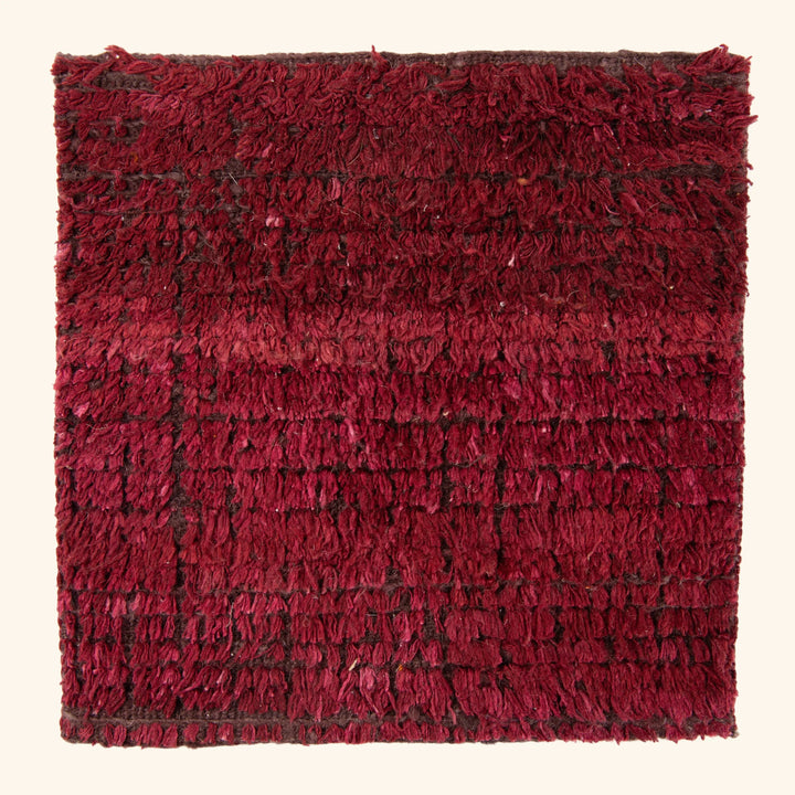 Gridiron Hand Knotted Wool Silk Blend
