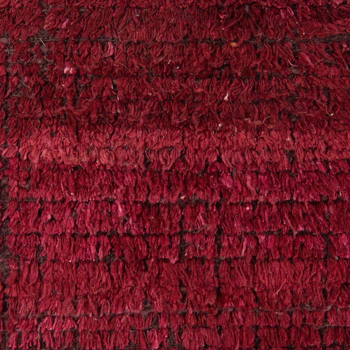 Gridiron Hand Knotted Wool Silk Blend