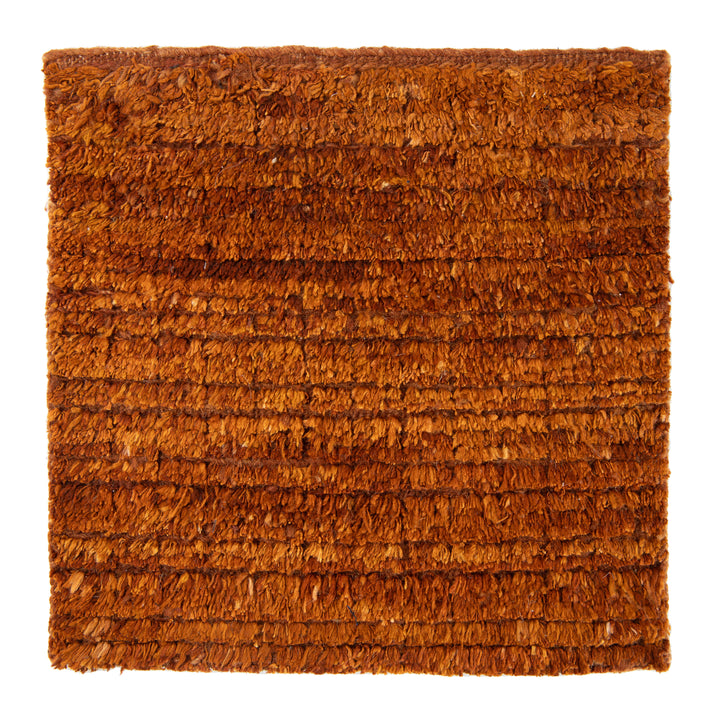 Gridiron Hand Knotted Wool Silk Blend