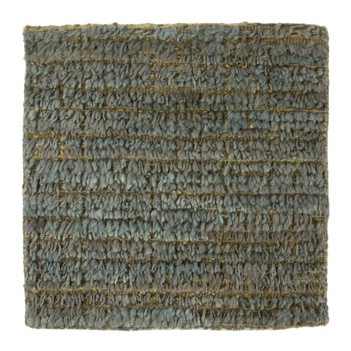 Gridiron Hand Knotted Wool Silk Blend