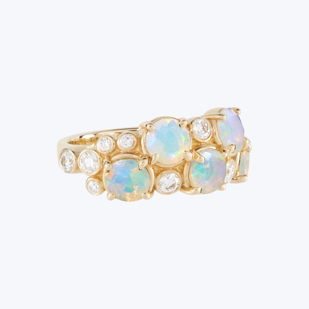 Faceted Gemstone Ring Default Title