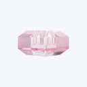 Simple Crystal Candle Holder Light Pink