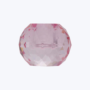 Disco Crystal Candle Holder Light Pink
