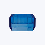 Round Crystal Candle Holder Cobalt