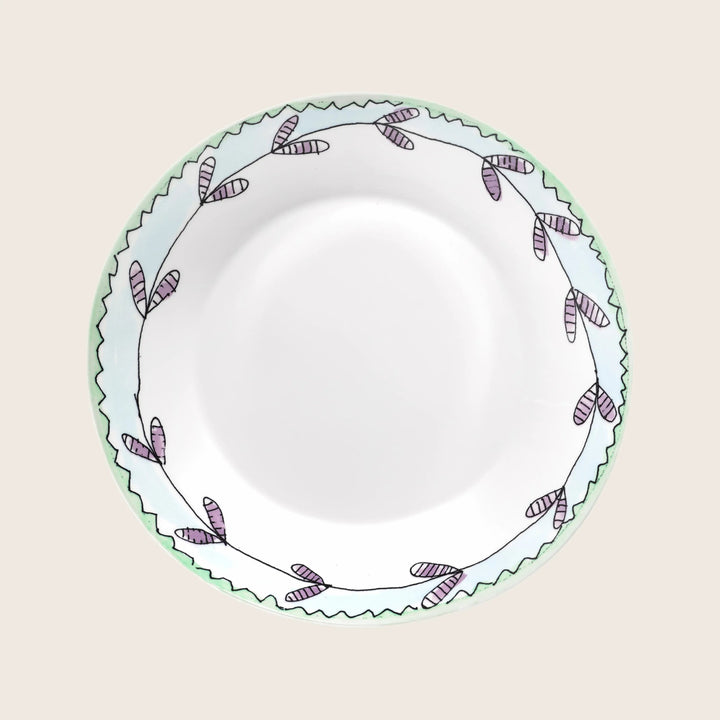 Midnight Flowers Pasta Bowl Blossom Milk