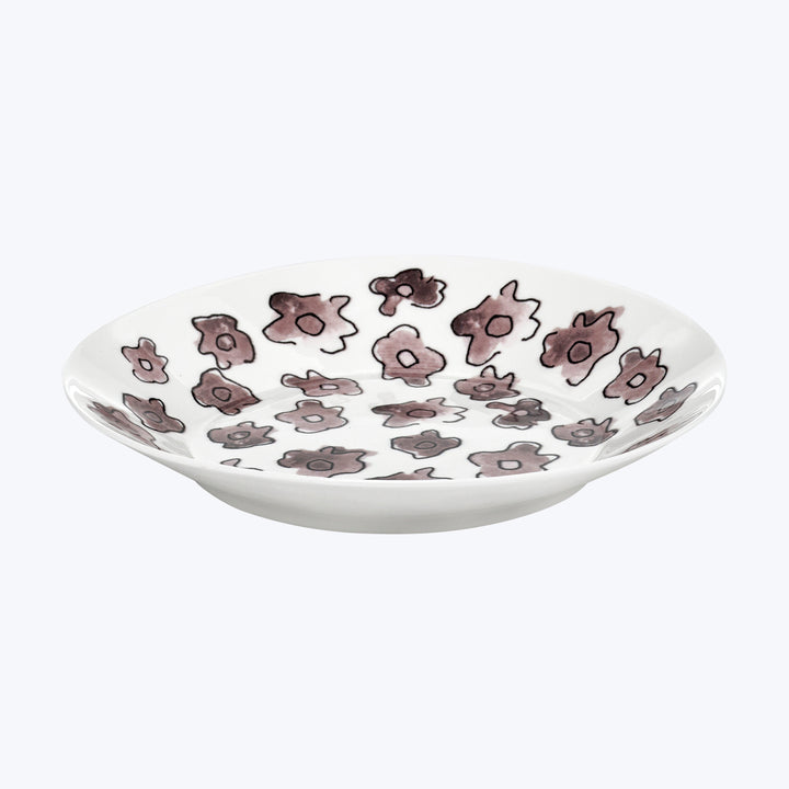 Midnight Flowers Side Dish Dark Viola