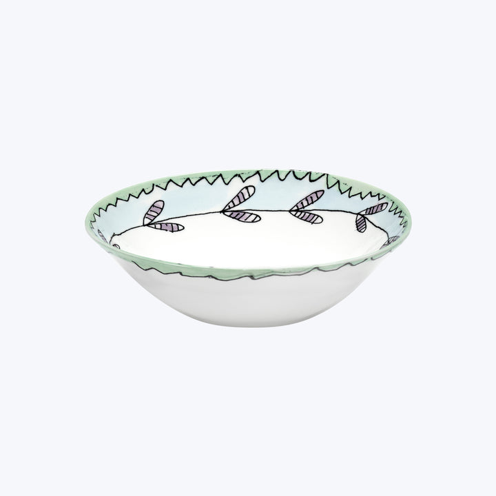 Midnight Flowers Fruit Bowl Blossom Milk