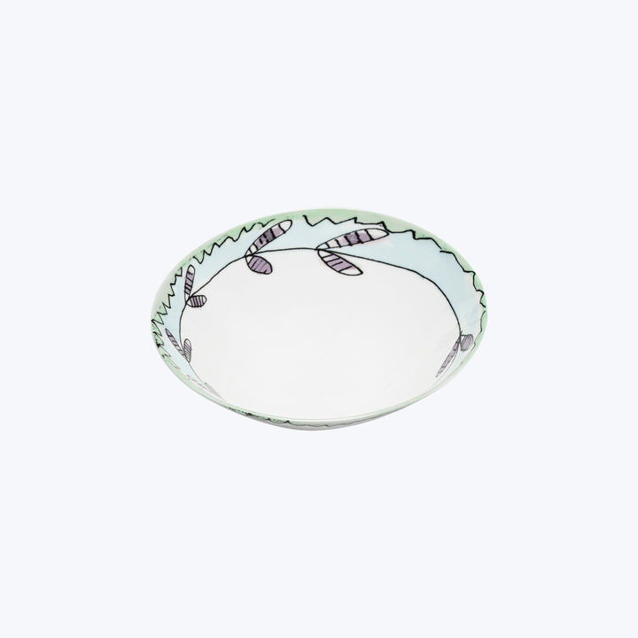 Midnight Flowers Fruit Bowl Blossom Milk