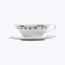 Midnight Flowers Tea Cup + Saucer Anemone Milk