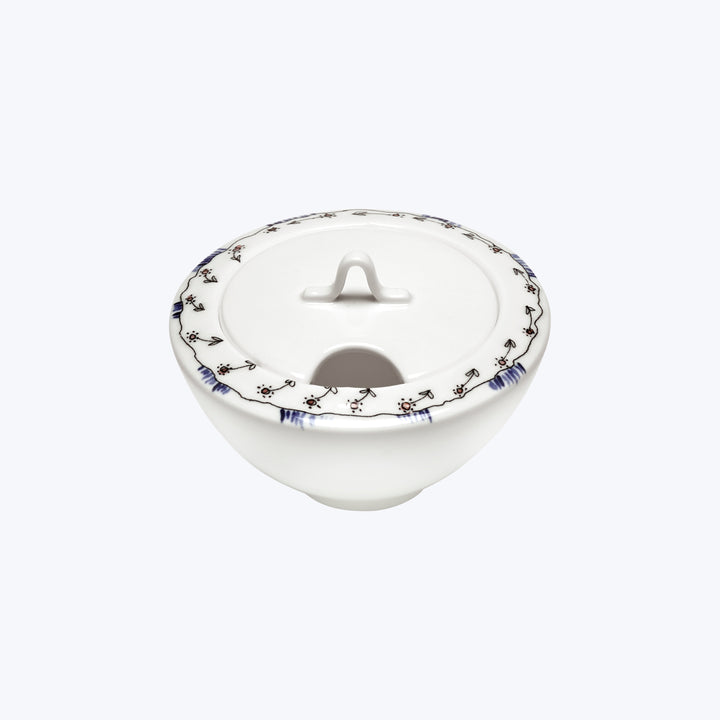 Midnight Flowers Sugar Bowl