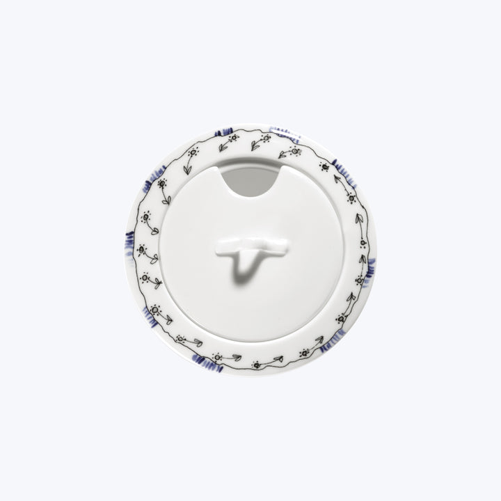 Midnight Flowers Sugar Bowl