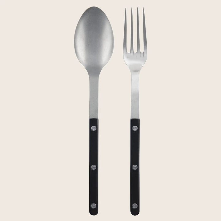 BISTROT 2 PIECE SERVING SET BLACK