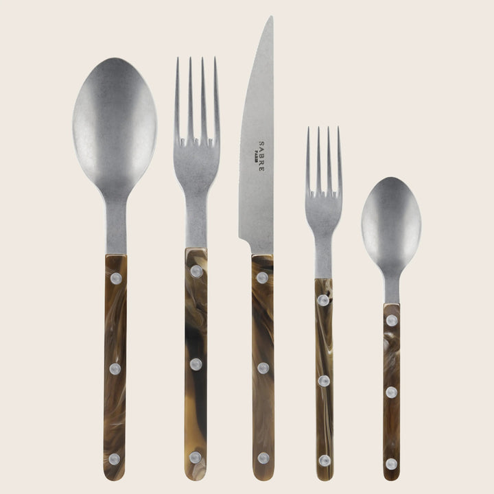 BISTROT 5 PIECE PLACE SETTING FAUX BUFFALO