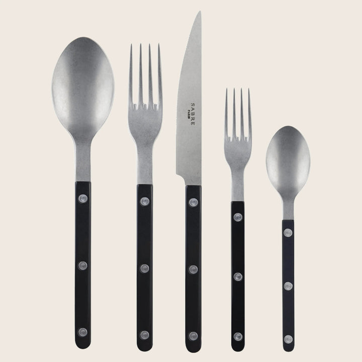 BISTROT 5 PIECE PLACE SETTING BLACK