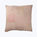 Dusty Pink Mosaic Fray Pillow