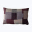 Chocolate Ombre Patch Pillow