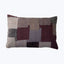 Chocolate Ombre Patch Pillow