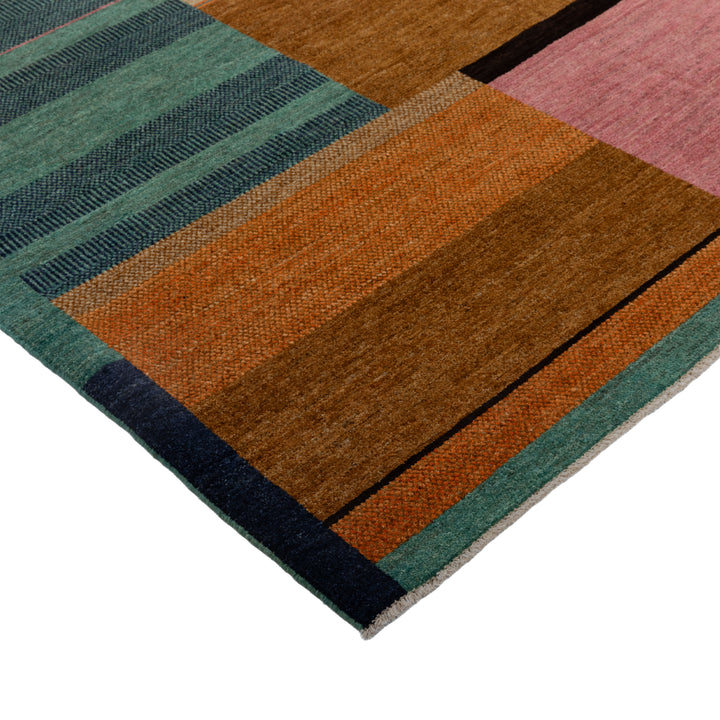 Abstract Wool Rug - 8' x 10'