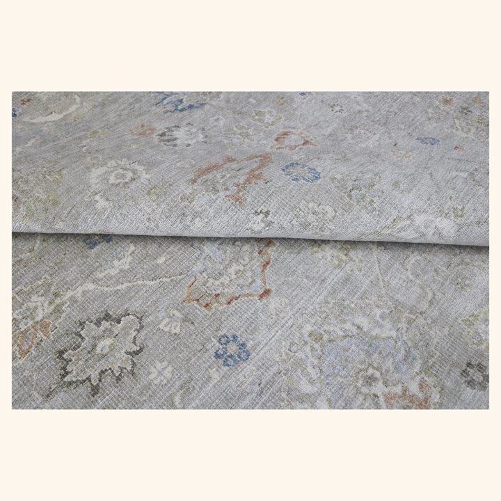 Transitional Silk Rug - 7'11" x 10'