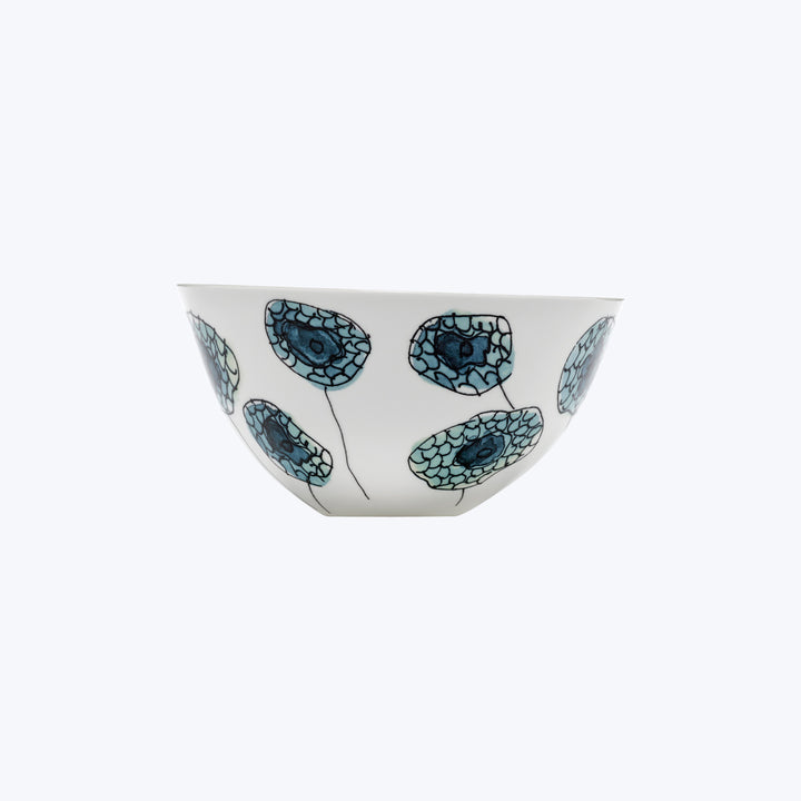 Midnight Flowers Soup Bowl Anemone Vaniglia