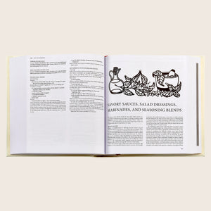 Minimalist cover of 'JOY OF COOKING' book in purple - hover