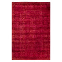 Overdyed Red Wool Rug - 4'1" x 6'2" Default Title