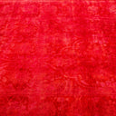 Overdyed Red Wool Rug - 4'1" x 6'2" Default Title