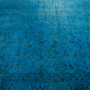 Overdyed Blue Wool Rug - 6'2" x 8'5" Default Title