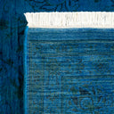 Overdyed Blue Wool Rug - 6'2" x 8'5" Default Title