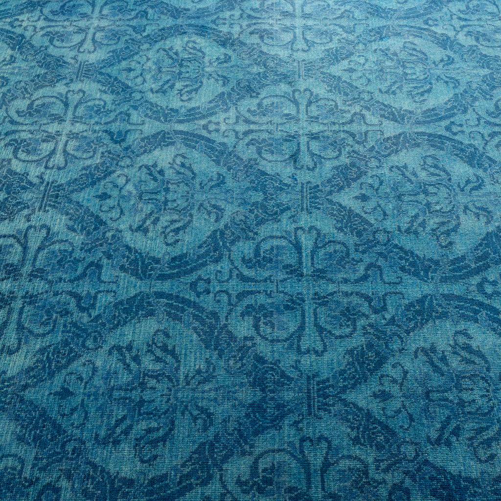 Overdyed Blue Wool Rug - 5'1" x 7'6" Default Title