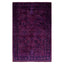 Overdyed Purple Wool Rug - 4'3" x 6'4" Default Title