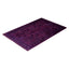 Overdyed Purple Wool Rug - 4'3" x 6'4" Default Title