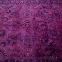 Overdyed Purple Wool Rug - 4'3" x 6'4" Default Title