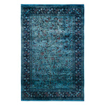 Overdyed Blue Wool Rug - 4'8" x 7'1" Default Title