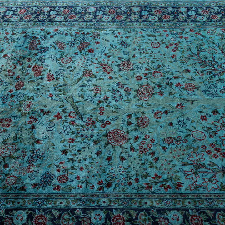 Overdyed Blue Wool Rug - 4'8" x 7'1" Default Title