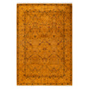 Overdyed Gold Wool Rug - 4'2" x 6'3" Default Title