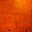 Overdyed Orange Wool Rug - 6' x 9'2" Default Title