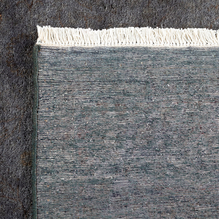 Overdyed Grey Wool Rug - 4' x 6'4" Default Title