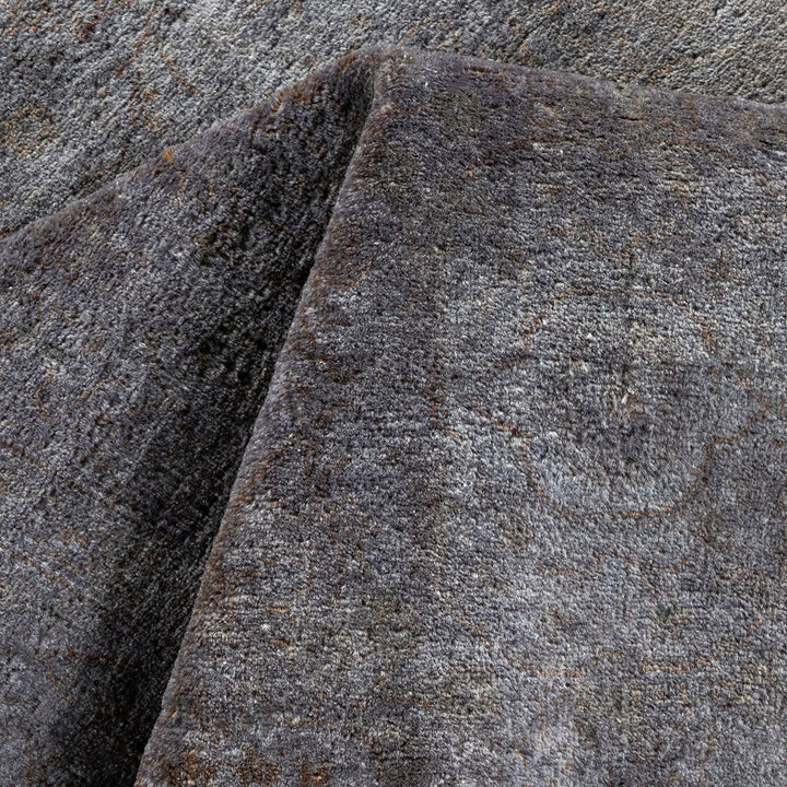 Overdyed Grey Wool Rug - 4' x 6'4" Default Title