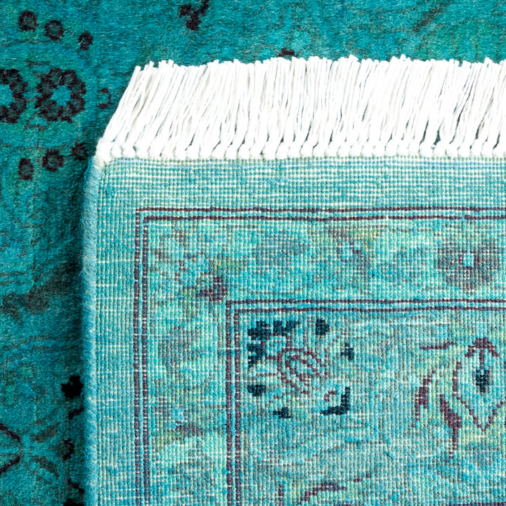 Overdyed Blue Wool Rug - 3'2" x 5'2" Default Title