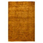 Overdyed Gold Wool Rug - 4'7" x 6'7" Default Title
