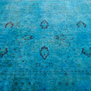 Overdyed Blue Wool Rug - 4'3" x 6'6" Default Title