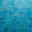 Overdyed Blue Wool Rug - 4'3" x 6'6" Default Title