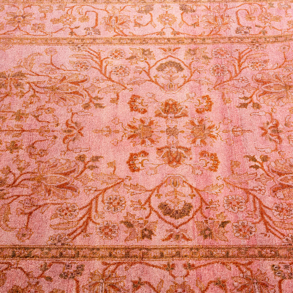 Overdyed Pink Wool Rug - 3'1" x 5'1" Default Title